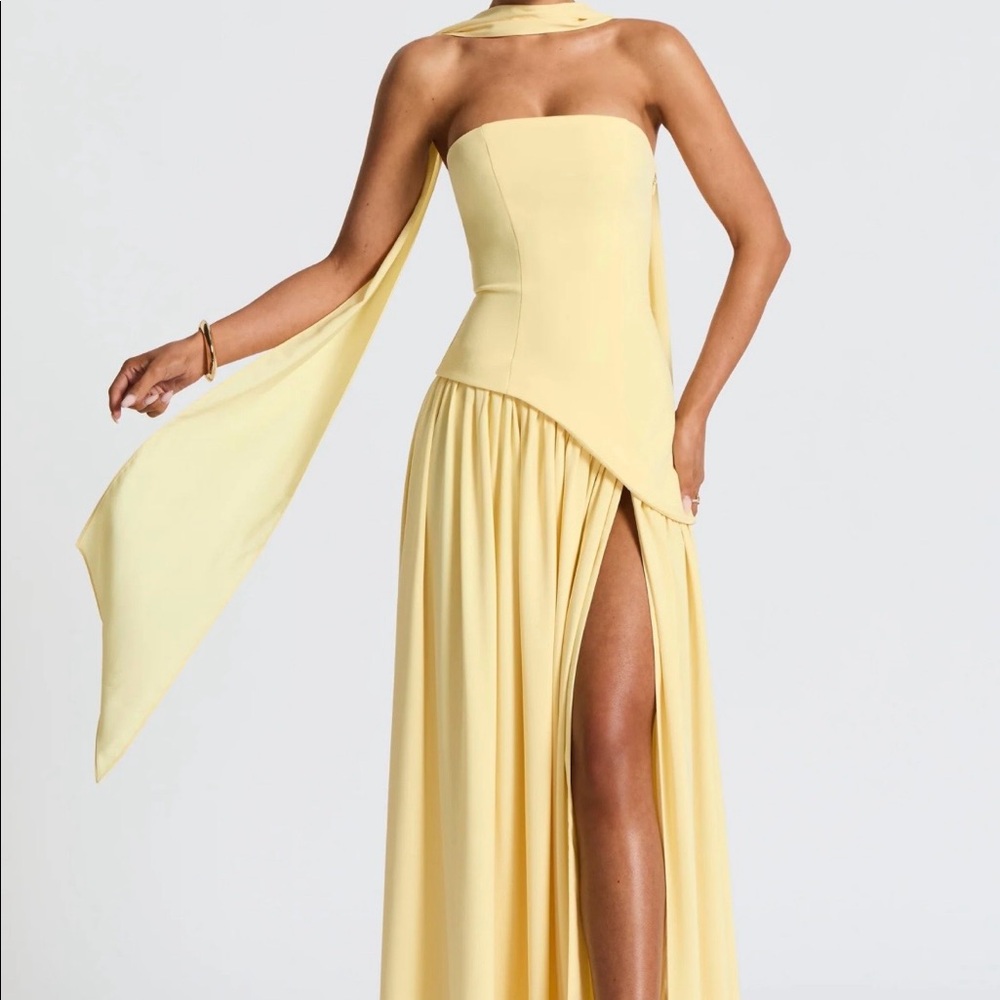 Baby Boo Maliyah Maxi Dress- Yellow